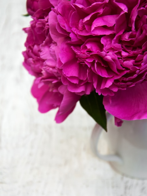 Peony flowers