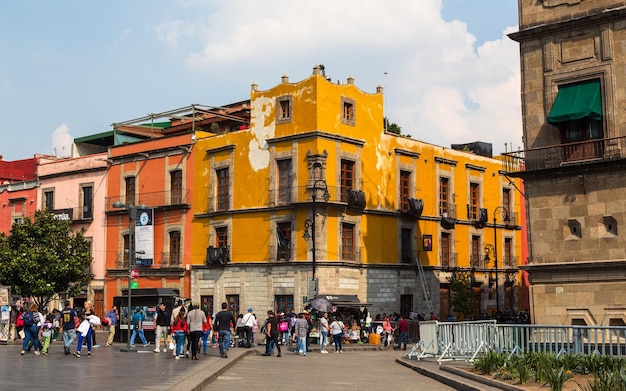 People and Architecture of Mexico City the capital and most populous city of Mexico