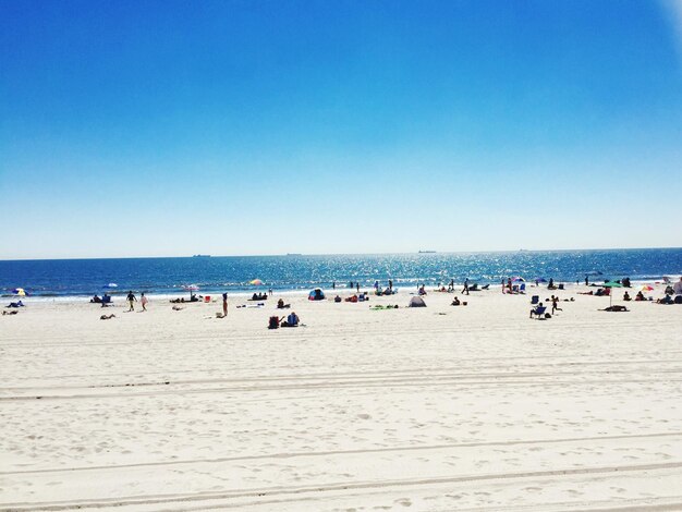 People on beach