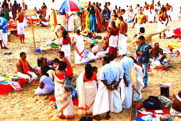 Photo people on beach