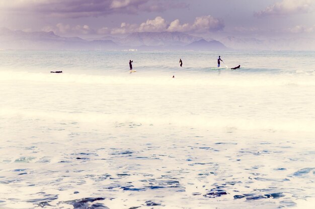 People on beach