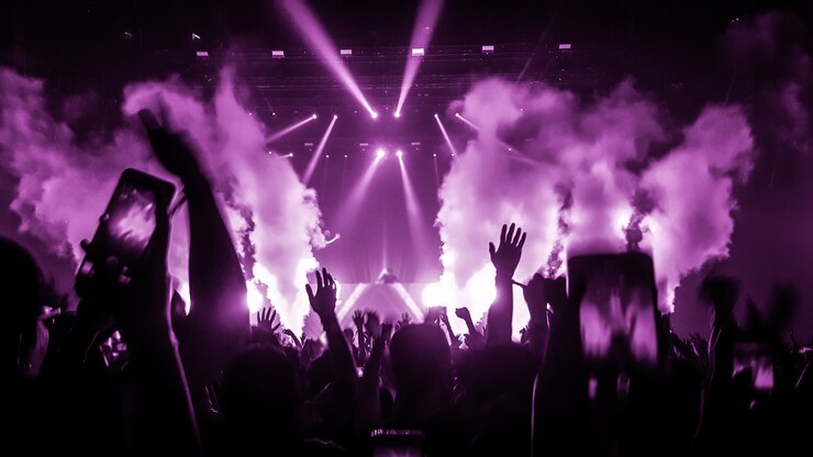Photo people in a concert