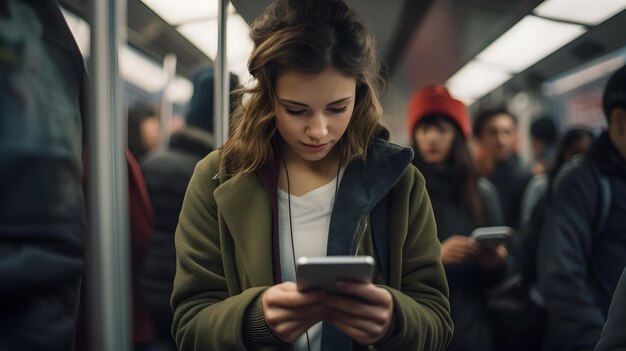 Фото Люди, увлеченные газетами, книгами, электронными читателями или смартфонами в общественном транспорте