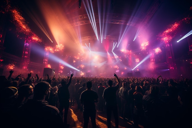 Photo people enjoying a concert