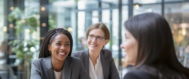 People from different cultures engaging in an inclusive and fair job interview