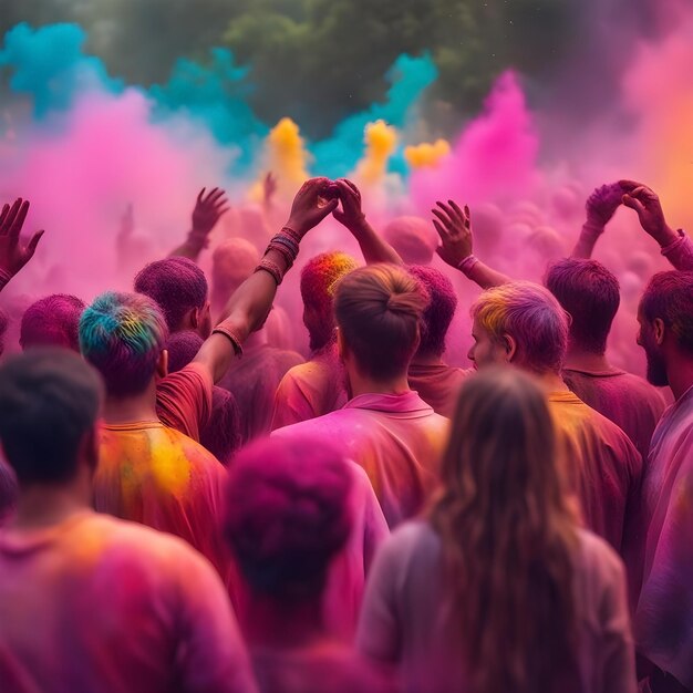 holi color festival barcelona 2025