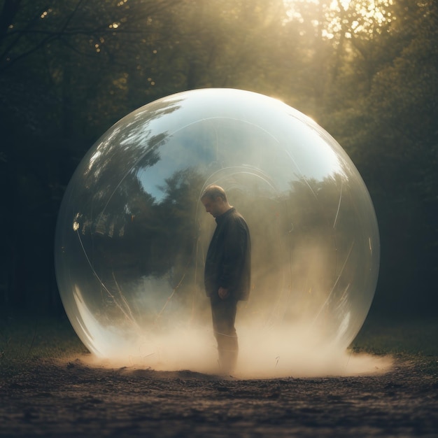 People in its personal bubble feelings and emotions