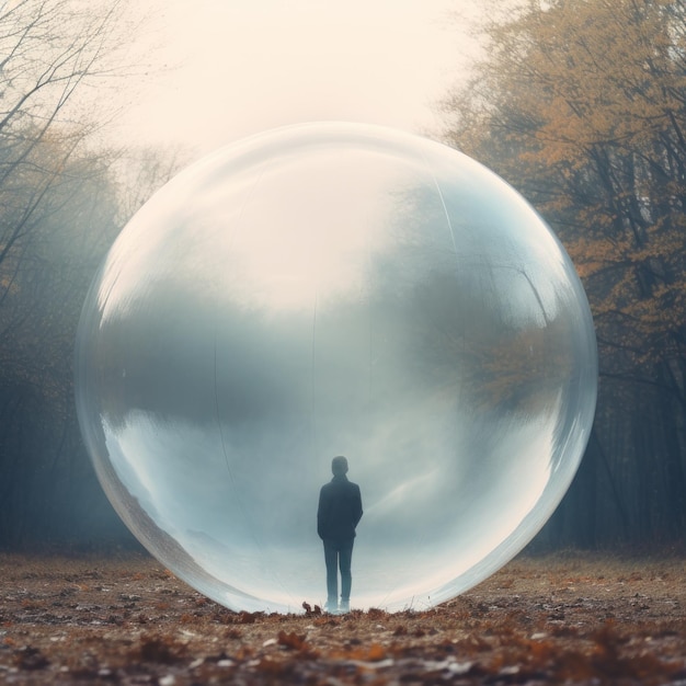 People in its personal bubble feelings and emotions