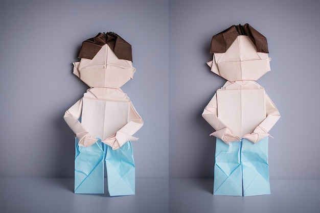 A people made out of origami