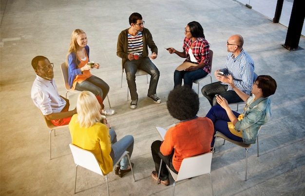 Photo people meeting