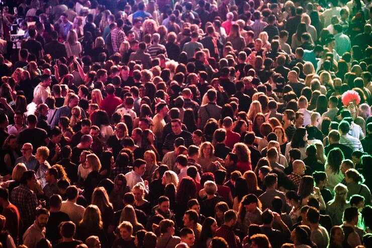 Photo people at music concert