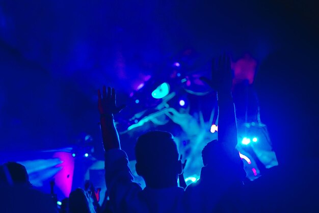 Foto persone a un concerto musicale