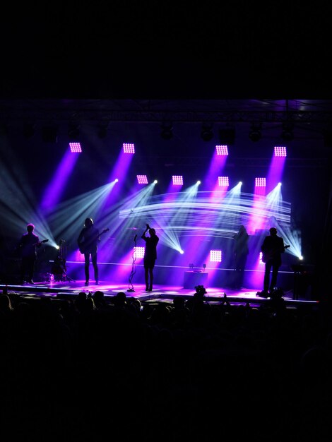 Foto persone al concerto musicale