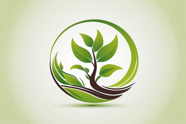 People plant spa logonatural health wellnessecology symbol icon design vector