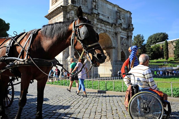 Foto persone in bicicletta