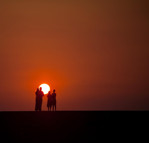 People silhouette