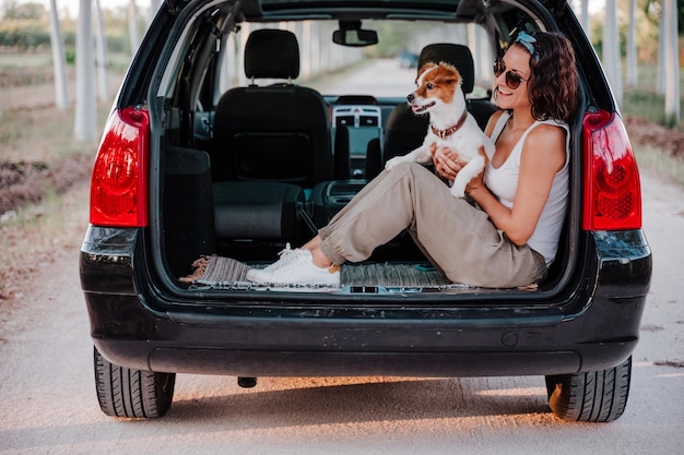 People sitting in car