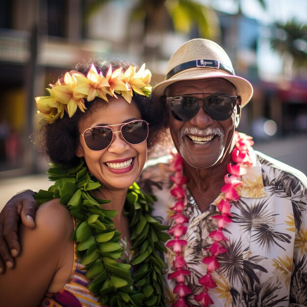 Foto gente che sorride a honolulu