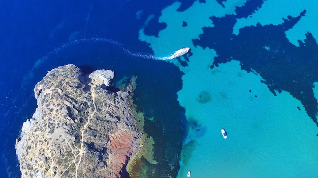 People swimming in sea