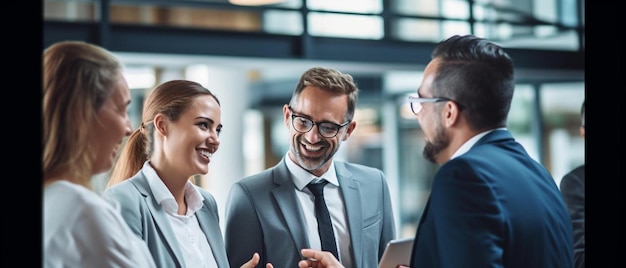 people talking in a meeting room