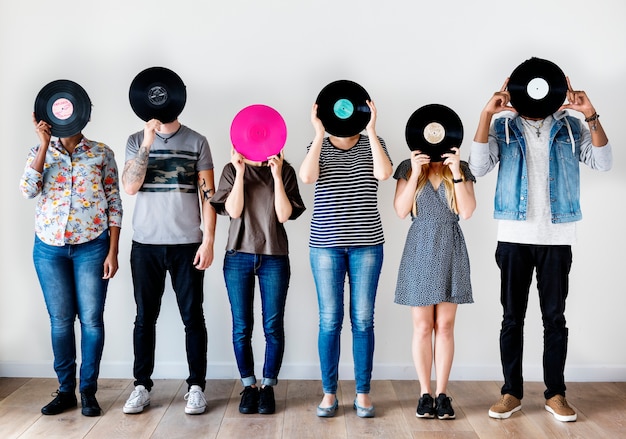 People together enjoying music