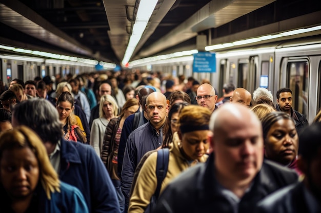 Люди ждут поезда в Милане Милан - столица и крупнейший город Италии