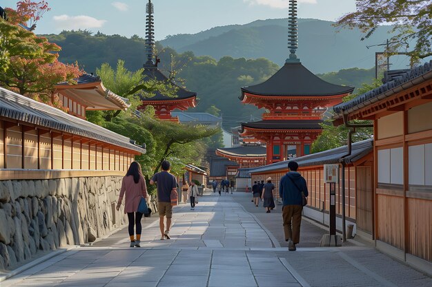 People Walking in Front of Architecture