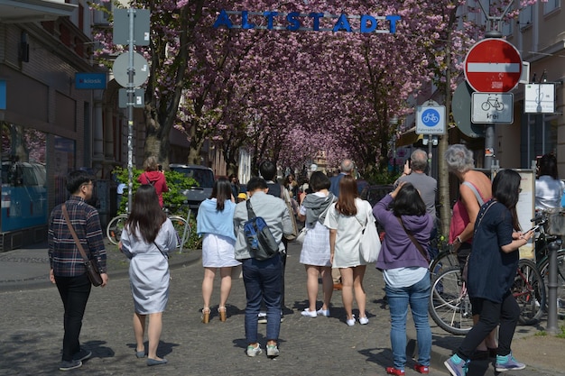 写真 街を歩く人々 ⁇