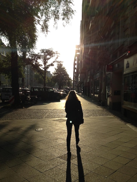 People walking on street