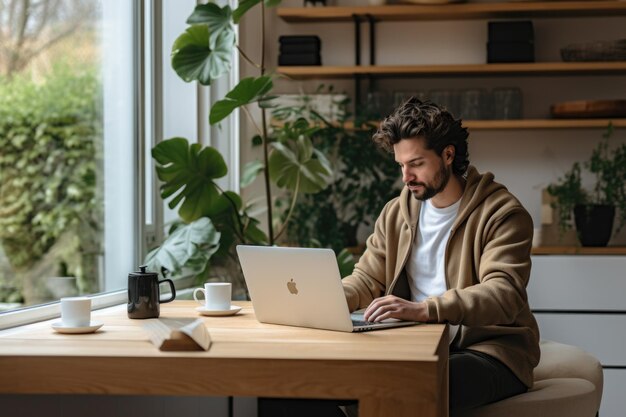 Foto le persone che lavorano da casa godono dell'equilibrio tra lavoro e vita privata