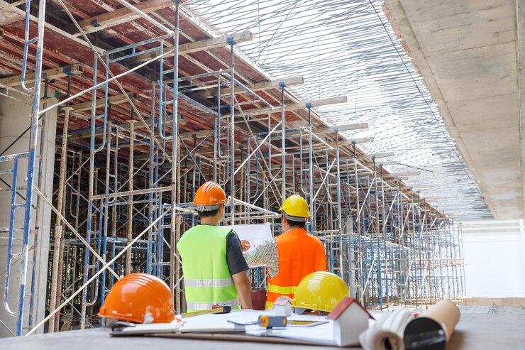 Photo 建設現場で働く人々