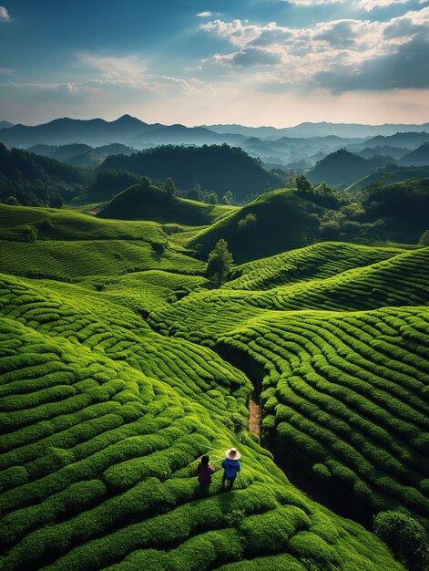 茶園の人々