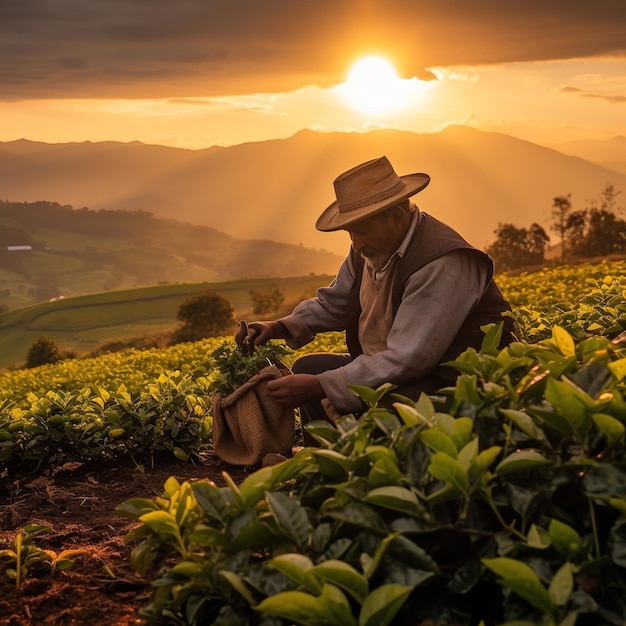 peoples in tea farm