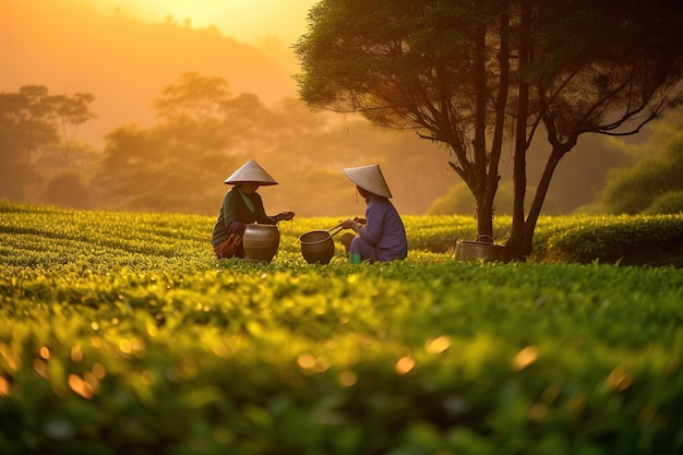 차 농장의 사람들