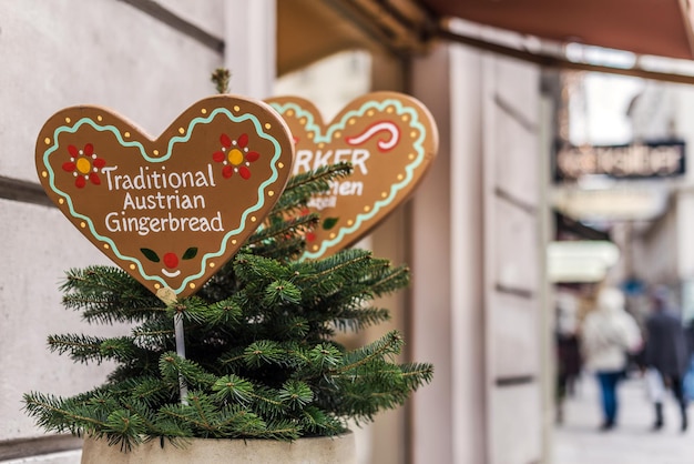 Peperkoek bakkerij bord met ornament