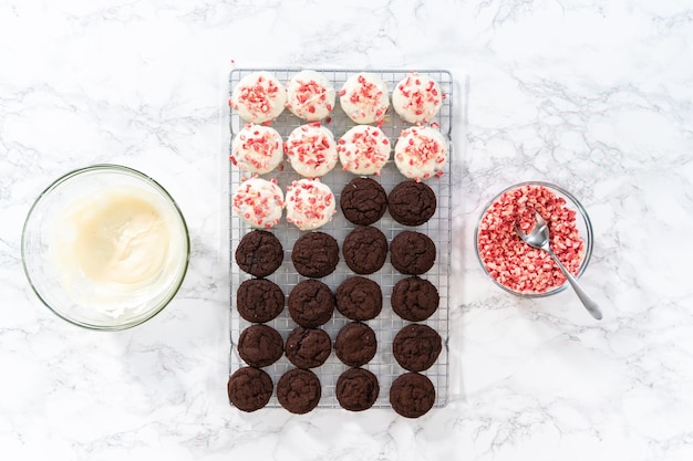 Pepermunt Witte Chocolade Koekjes