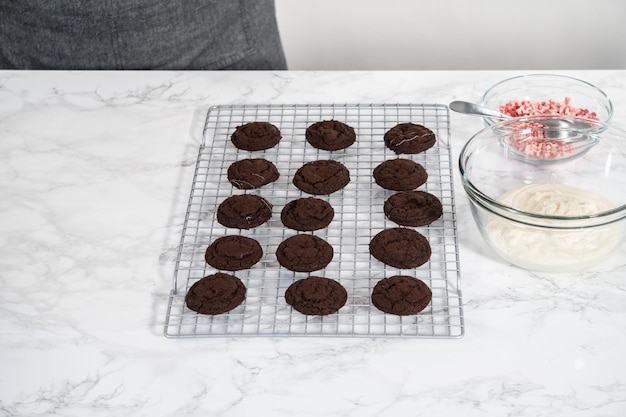 Pepermunt Witte Chocolade Koekjes