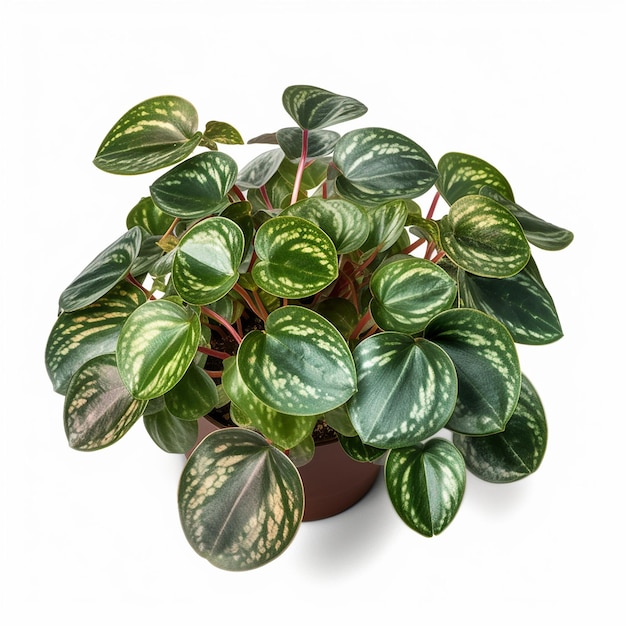 Peperomia Plant Isolated on Transparent Background Cutout