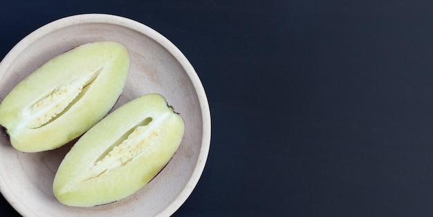 Photo pepino melon sweet tropical fruits