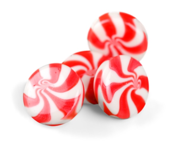 Photo peppermint candies