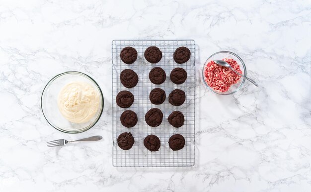 Biscotti al cioccolato bianco alla menta