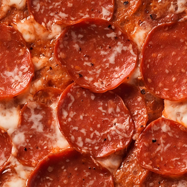 Pepperoni recipe texture pizza pattern seamless