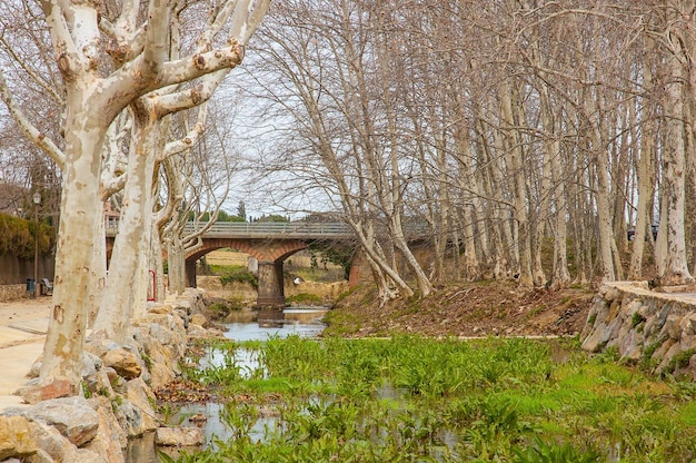 Peratallada는 스페인 Girona Catalonia의 작은 돌 마을입니다.