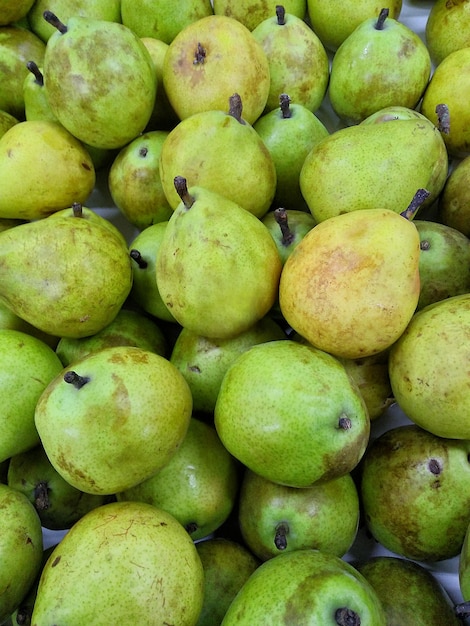 Peren kropen in de supermarkt