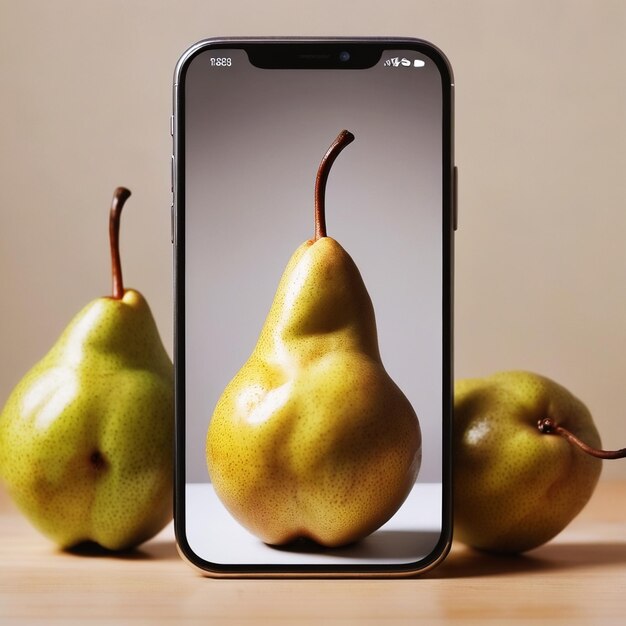 peren op smartphone