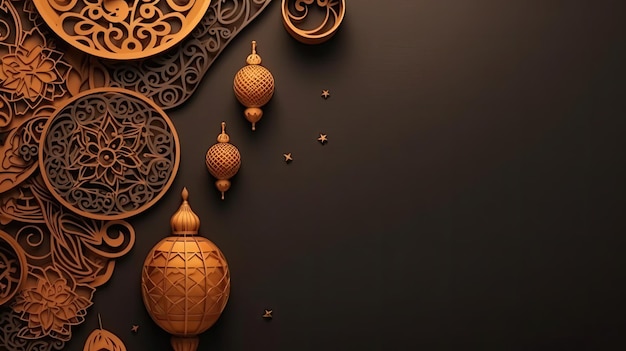 Perfect concept design background for ramadan sale banner
