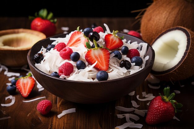 The Perfect Fusion Coconut Shavings and Berries Unite in a Captivating 32 Extravaganza