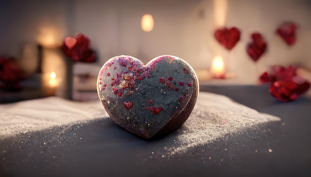 Perfect love hearts AI render