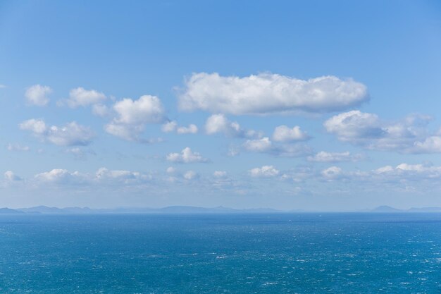 Photo perfect sky and water of ocean