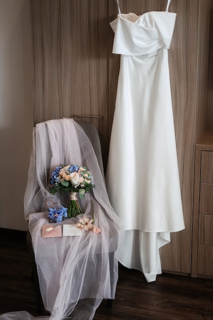 Идеальное свадебное платье в день свадьбы